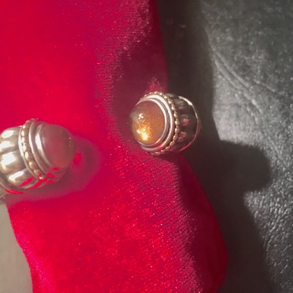 Exquisite Vintage Lagos Cuff** 18k Gold /Sterling/Citrine - Picture 10 of 16